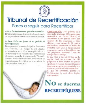 Pasos a seguir para Recertificar