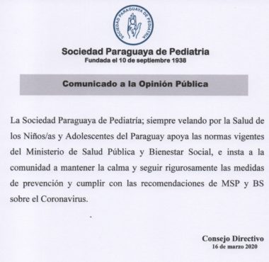 Comunicado a la Opinión Pública