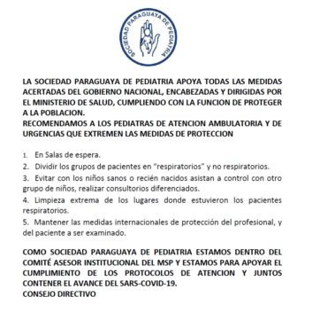 COMUNICADO DE LA SPP