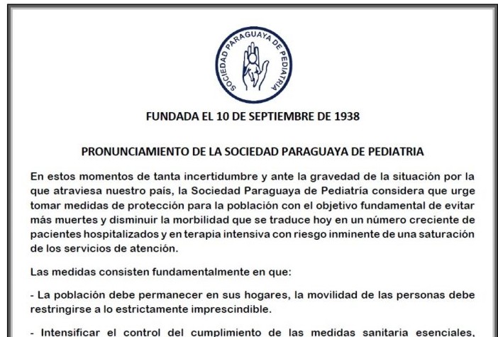 Pronunciamiento Sobre Situación COVID-19