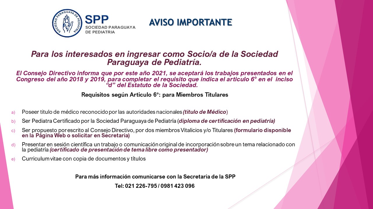 Interesados en Ingresar como Socio/a