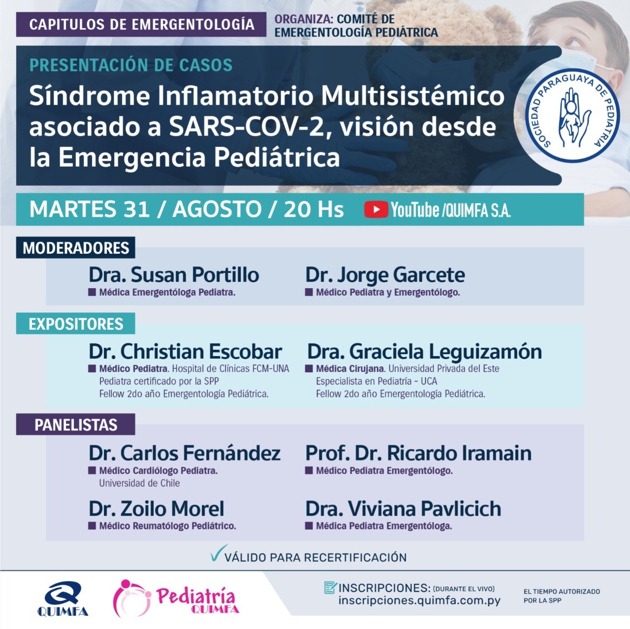 Síndrome Inflamatorio Multisistémico asociado a SARS-COV-2