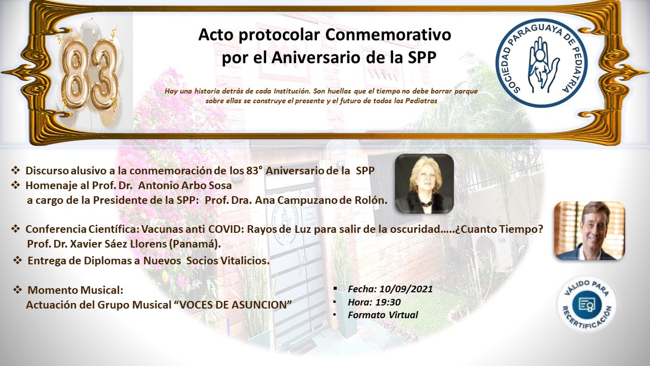 Acto protocolar Conmemorativo por el Aniversario de la SPP