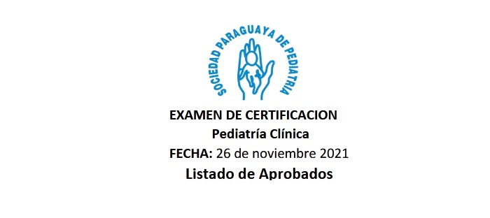 EXAMEN DE CERTIFICACION: Listado de aprobados