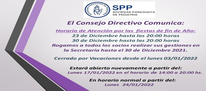 El consejo directivo comunica: