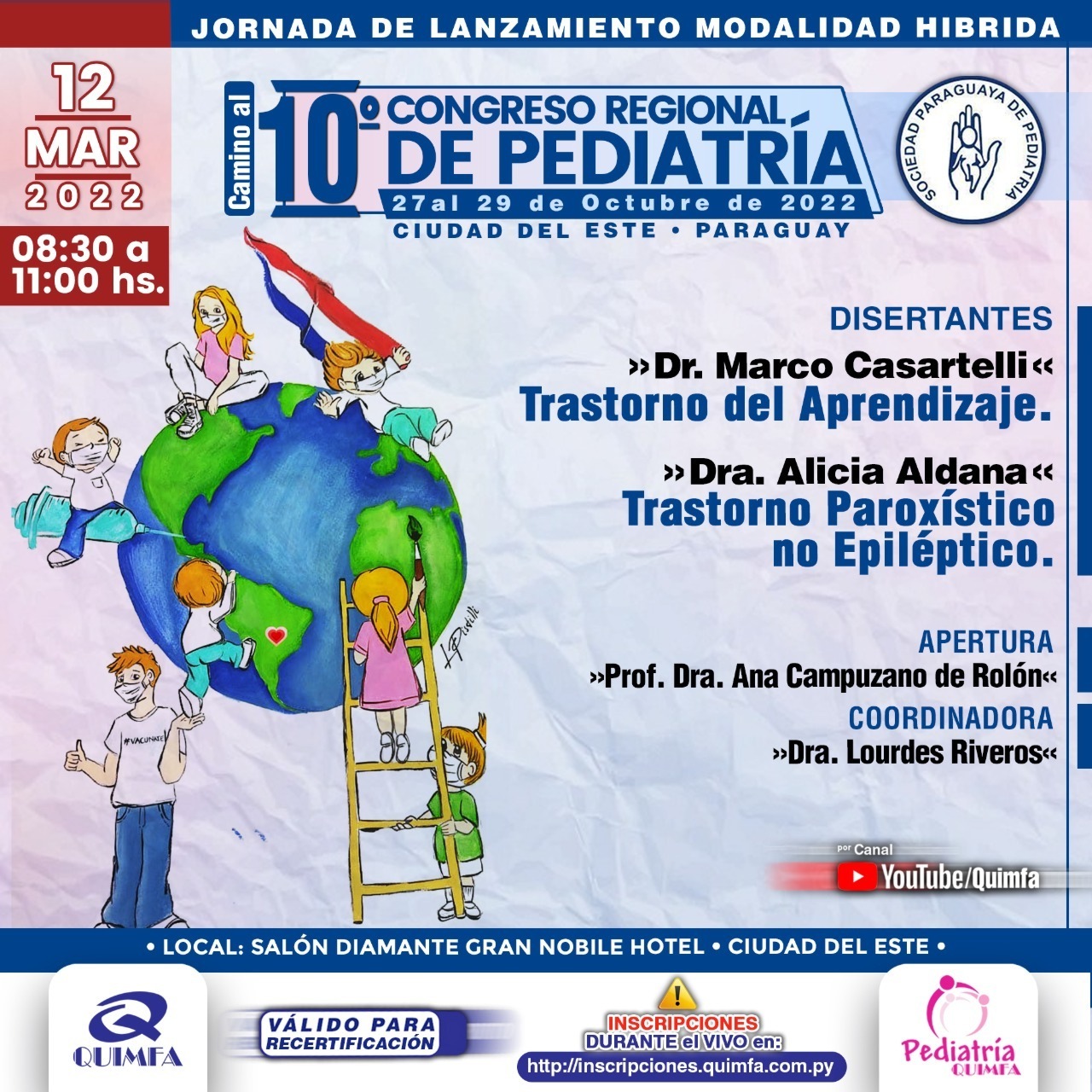 Jornada de Lanzamiento – 10° Congreso Regional de Pediatría
