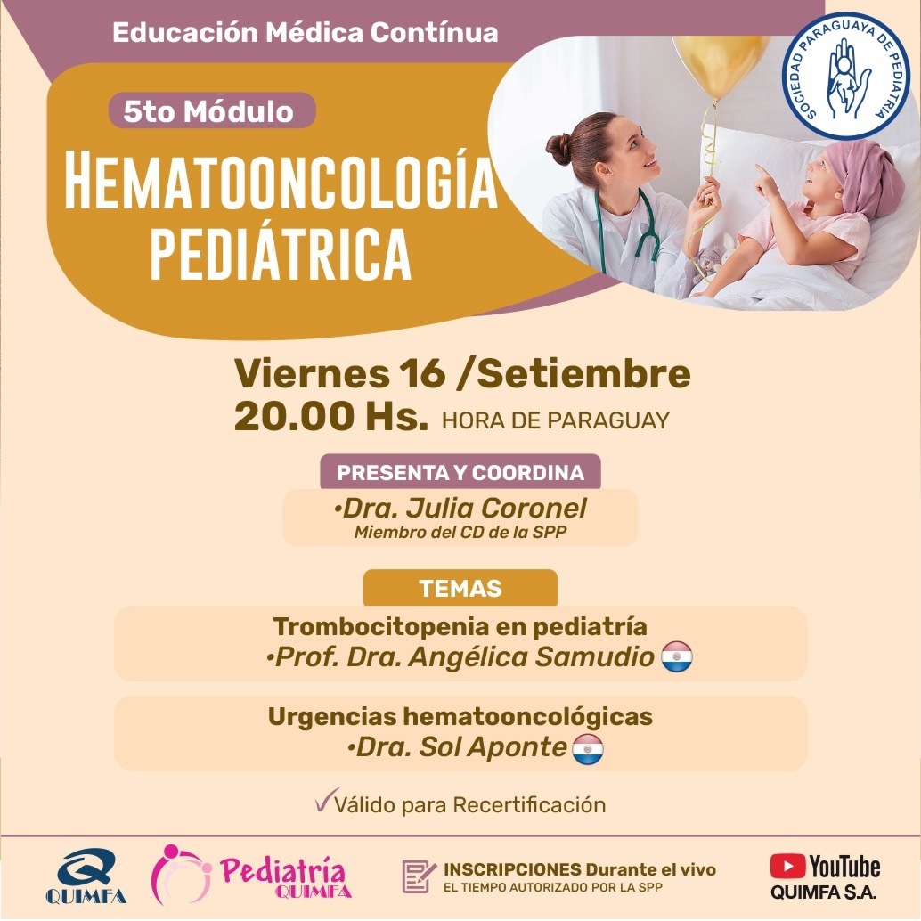 5to Módulo – Hematooncología Pediátrica