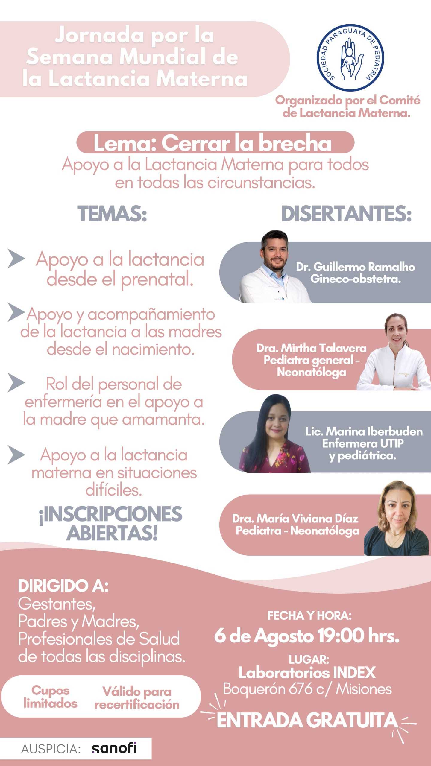 Jornada por la Semana Mundial de la Lactancia Materna