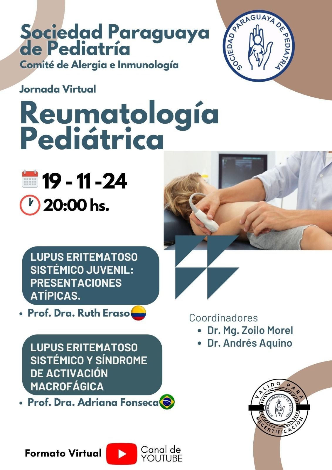 REUMATOLOGÍA PEDIÁTRICA – JORNADA VIRTUAL
