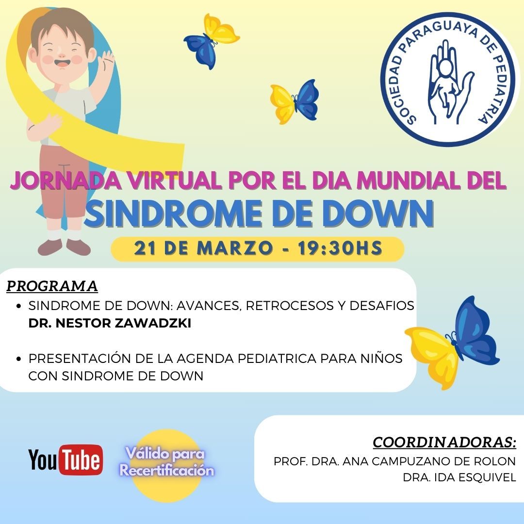 Jornada Virtual por el Día Mundial del Síndrome de Down